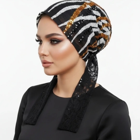 Eşarpbone Abiye Kumaş El Yapımı